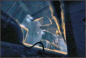 Po chwili dotrzemy do zalanego wodą przejścia - Rozdział III - Stacja Ratusz (City Hall) | The Darkness - The Darkness - poradnik do gry