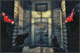 W pewnym momencie dotrzemy do przejścia, w pobliżu którego zerwie się jedna z rur - Rozdział III - Stacja Ratusz (City Hall) | The Darkness - The Darkness - poradnik do gry