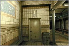 Zaraz przy wejściu porozmawiajmy z Mitchem i powiedzmy mu o tym, co spotkało jego brata - Rozdział III - Stacja Fulton Street, Kościół Świętej Trójcy (Trinity Church) - The Darkness - poradnik do gry