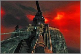 Schodzimy i wspinamy się na wagonik - Rozdział IV - Wejście do zamku, Zamek | The Darkness - The Darkness - poradnik do gry