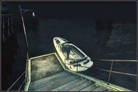 W pobliżu dźwigu kręcą się policjanci - Rozdział V - Przystań 19 (Pier 19), Finał | The Darkness - The Darkness - poradnik do gry