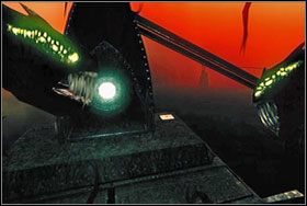 #31 - W pomieszczeniu z pociskiem wchodzimy na samą górę - Materiały bonusowe - cz. 5 | The Darkness - The Darkness - poradnik do gry