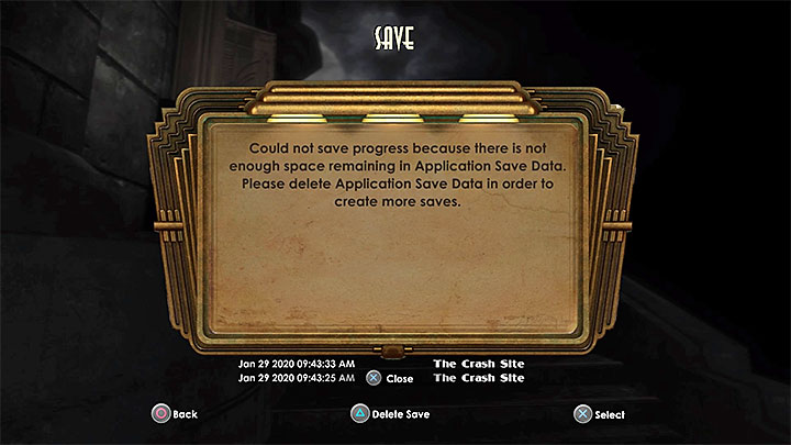 BioShock na PC nie posiada żadnego limitu sejwów, ale nie dotyczy to niestety wersji na konsolę PlayStation 4 - Dlaczego nie mogę zapisać gry Bioshock na Playstation 4? - BioShock - poradnik do gry