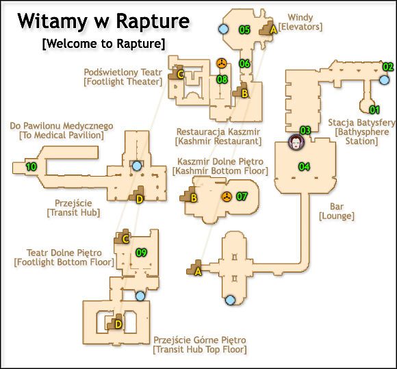 DANE POZIOMU - Witamy w Rapture (Welcome to Rapture) (1) | Solucja BioShock - BioShock - poradnik do gry