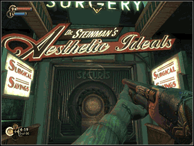 17 - Pewien Nitro Genofag zablokuje przejście - Pawilon Medyczny (Medical Pavillon) (2) | Solucja BioShock - BioShock - poradnik do gry