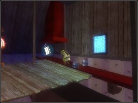 W kolejnej sali wskocz na podest z lewej i wciśnij przycisk na ziemi - [Solucja] Etap 16 - Warsztat Strombolego | Shrek Trzeci - Shrek Trzeci - poradnik do gry