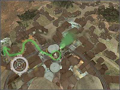 Dotarcie do celu - Destroy Hill Houses AA Gun (cz.1) | Operation Husky w Medal of Honor Airborne - Medal of Honor: Airborne - poradnik do gry