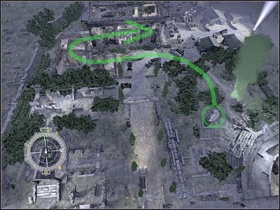 Dotarcie do celu - Disable Communications Antenna (cz.1) | Operation Avalanche - Medal of Honor: Airborne - poradnik do gry