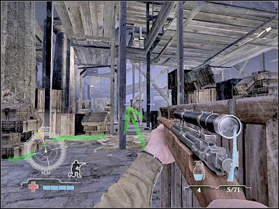 Po wstępnym zabezpieczeniu okolicy (pamiętaj, że nie możesz wiecznie okupować jednego miejsca) ruszaj przed siebie - Disable Communications Antenna (cz.2) | Operation Avalanche - Medal of Honor: Airborne - poradnik do gry