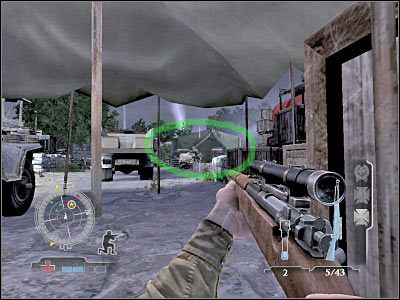 Pierwszy zbiornik będzie znajdował się po Twojej prawej stronie - Sabotage Fuel Containers | Operation Avalanche w Medal of Honor Airborne - Medal of Honor: Airborne - poradnik do gry