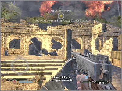 1 - Destroy Ammo Cache (cz.2) | Operation Avalanche w Medal of Honor Airborne - Medal of Honor: Airborne - poradnik do gry