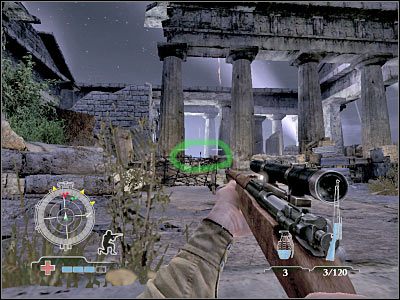 Drugie stanowisko CKM znajduje się po prawej stronie - Set Signal Fires for P-40 Warhawks | Operation Avalanche | Airborne - Medal of Honor: Airborne - poradnik do gry