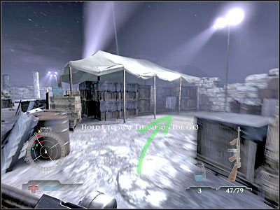 Teraz powinieneś zacząć się skradać - Destroy AA Gun | Operation Avalanche w Medal of Honor Airborne - Medal of Honor: Airborne - poradnik do gry