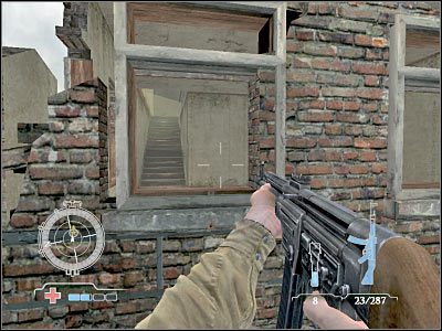 Możesz już wejść do środka - Assemble with Airborne at Bridge Surface | Operation Market Garden | Airborne - Medal of Honor: Airborne - poradnik do gry