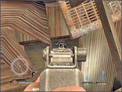 Znajdujący się tu sejf możesz zignorować, chyba że bardzo zależy ci na pozyskaniu Colta - Sabotage Tank Factory Control Room (cz.2) | Operation Varsity | Airborne - Medal of Honor: Airborne - poradnik do gry