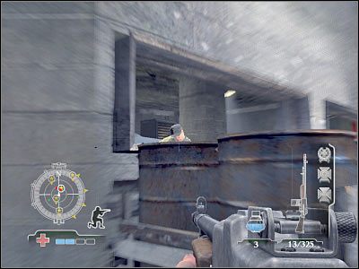 Upewnij się, że w środku nikogo już nie ma - Disable Ammunition Lift Controls (cz.2) | Operation Der Flakturm | Airborne - Medal of Honor: Airborne - poradnik do gry