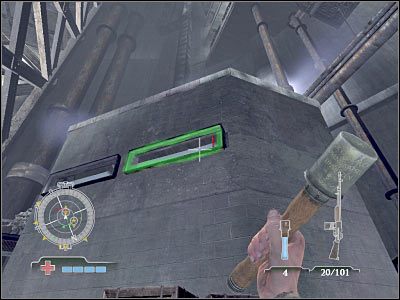 Opisane wyżej czynności mają nie tylko służyć zabiciu kilku przeciwników, ale i zachęcić ich do opuszczenia kryjówki - Disable Ammunition Lift Controls #2 (cz.2) | Operation Der Flakturm | Airborne - Medal of Honor: Airborne - poradnik do gry