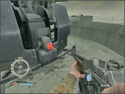 Możesz już ruszać w stronę drugiego działka przeciwlotniczego - Destroy AA Guns (cz.2) | Operation Der Flakturm w Medal of Honor Airborne - Medal of Honor: Airborne - poradnik do gry