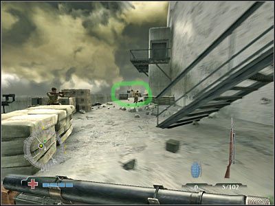 Ruszaj w stronę ostatniego już celu - Destroy AA Guns (cz.2) | Operation Der Flakturm w Medal of Honor Airborne - Medal of Honor: Airborne - poradnik do gry