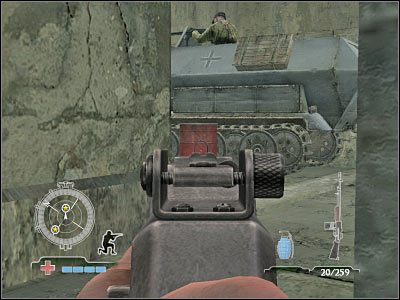 NIE wracaj się, tylko skieruj się do zniszczonego pojazdu opancerzonego - Eliminate Enemies on Halftracks (cz.2) | Operation Der Flakturm | Airborne - Medal of Honor: Airborne - poradnik do gry