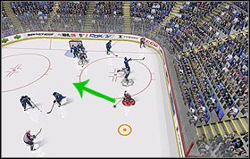 2 - Przykładowa zagrywka | Strzelamy bramki | NHL 08 - NHL 08 - poradnik do gry