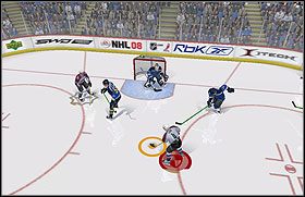 5 - Przykładowa zagrywka | Strzelamy bramki | NHL 08 - NHL 08 - poradnik do gry