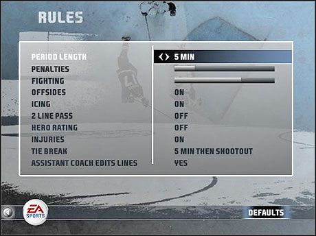 Basic rules. - Reguły i opcje | Podstawowe informacje | NHL 08 - NHL 08 - poradnik do gry