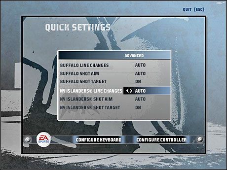 Jeszcze jeden klik i zaczynamy mecz. - Reguły i opcje | Podstawowe informacje | NHL 08 - NHL 08 - poradnik do gry