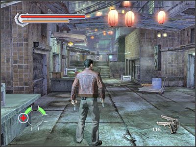 Dwóch pierwszych przeciwników powinno pojawić się przy schodach - Hong Kong Marketplace (1) | Rozdział 1 Stranglehold - Stranglehold - poradnik do gry