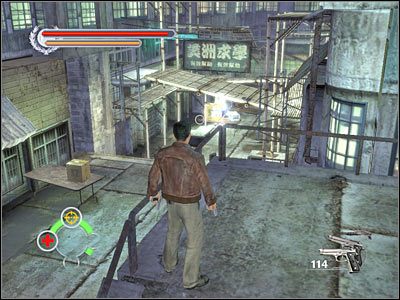 Twoją uwagę również powinny zwrócić drewniane drzwi, które oczywiście będziesz mógł łatwo zniszczyć - Hong Kong Marketplace (5) | Rozdział 1 Stranglehold - Stranglehold - poradnik do gry