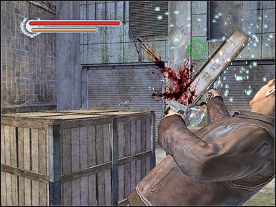 Pierwsi przeciwnicy pojawią się pod neonami, znajdującymi się po prawej stronie - Hong Kong Marketplace (5) | Rozdział 1 Stranglehold - Stranglehold - poradnik do gry