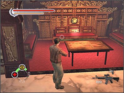 Podobnie jak wcześniej, walki rozpoczną się dopiero wtedy gdy ustawisz punkty regeneracji zdrowia oraz amunicji - The Mega Restaurant (2) | Rozdział 3 Stranglehold - Stranglehold - poradnik do gry