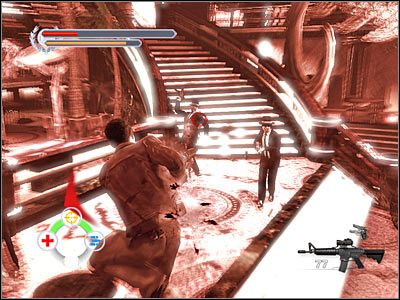 Radziłbym także rozważyć używanie przedstawionych na screenie obiektów - The Mega Restaurant (3) | Rozdział 3 Stranglehold - Stranglehold - poradnik do gry