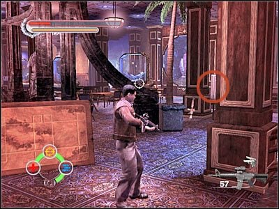 Pierwsi przeciwnicy pojawią się na lewo od miejsca, w którym rozpocząłeś zabawę - The Mega Restaurant (4) | Rozdział 3 Stranglehold - Stranglehold - poradnik do gry