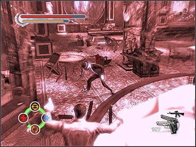 Pod koniec eliminacji pierwszej grupy powinieneś rozejrzeć się za amunicją oraz apteczkami - The Mega Restaurant (4) | Rozdział 3 Stranglehold - Stranglehold - poradnik do gry