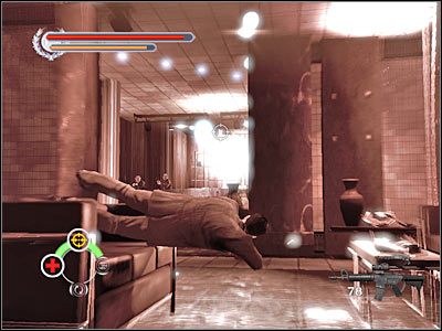 Zabezpiecz pomieszczenie z drewnianym stołem, tym razem zaskakując wrogów z bocznej strony - Zakarovs Penthouse (4) | Rozdział 4 Stranglehold - Stranglehold - poradnik do gry