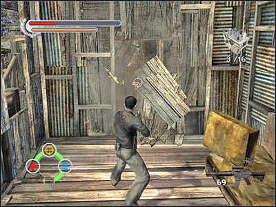 Jak zapewne zauważyłeś, kładka jest zniszczona, tak więc nie możesz od razu dotrzeć do kolejnych celów - Tai O (5) | Rozdział 2 Stranglehold - Stranglehold - poradnik do gry