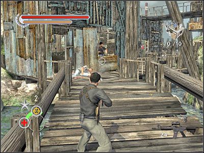 Z tego miejsca będziesz także mógł załatwić gostków znajdujących się na wprost od Twojej pozycji - Tai O (8) | Rozdział 2 Stranglehold - Stranglehold - poradnik do gry