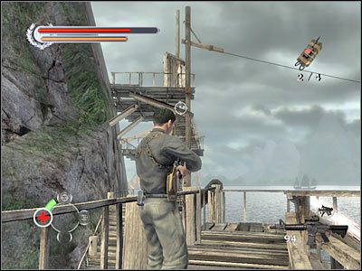 Jak się zapewne domyślasz, powinieneś teraz skorzystać z liny, tak aby przedostać się na pokład statku - Tai O (12) | Rozdział 2 Stranglehold - Stranglehold - poradnik do gry