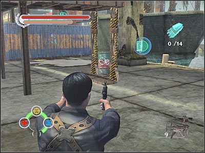 Skorzystaj ze wspomnianej wyżej platformy, tak aby móc przedostać się na wyżej położony balkonik - Tai O (13) | Rozdział 2 Stranglehold - Stranglehold - poradnik do gry