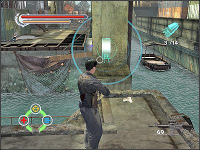 Zejdź po niewielkich schodach i przyjrzyj się znajdującej się na wprost od Twojej pozycji konstrukcji - Tai O (13) | Rozdział 2 Stranglehold - Stranglehold - poradnik do gry