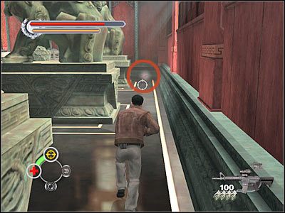 Znajdziesz się w bardzo ciekawie zaprojektowanym korytarzu - Wongs Estate (4) | Rozdział 7 Stranglehold - Stranglehold - poradnik do gry