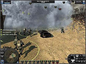 Choć misja jest praktycznie rzecz biorąc na czas, postępuj ostrożnie i spokojnie - Misja 7 - Głębokie uderzenie - Solucja - World in Conflict - poradnik do gry