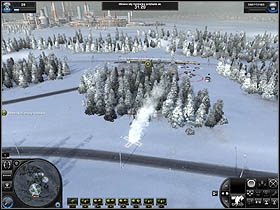 Żeby móc przysyłać posiłki w pobliże stacji, musisz ją ufortyfikować i utrzymać [3] - Misja 8 - Poza żelazną kurtyną - Solucja - World in Conflict - poradnik do gry