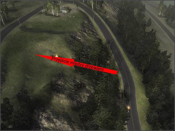Po zabezpieczeniu terenu wróć do ekipy, która niszczyła wozy p-lot - Misja 13 - Przed burzą - Solucja - World in Conflict - poradnik do gry