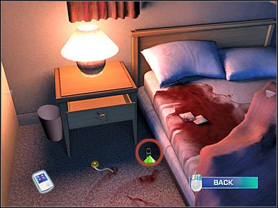 Zbadaj lewą szafkę nocną, wysłuchując komentarza Catherine - Double Down (1) | Śledztwo 2 | CSI Kryminalne Zagadki Las Vegas - CSI: Kryminalne Zagadki Las Vegas: Niezbite dowody - poradnik do gry