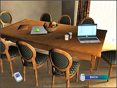 Kliknij teraz na znajdujące się obok laptopa medykamenty i wysłuchaj krótkiego komentarza Catherine - Double Down (10) | Śledztwo 2 | CSI Kryminalne Zagadki Las Vegas - CSI: Kryminalne Zagadki Las Vegas: Niezbite dowody - poradnik do gry