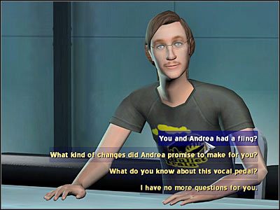 Po dotarciu na miejsce musisz porozmawiać z nowym podejrzanym - Shock Rock (7) | Śledztwo 3 | CSI Kryminalne Zagadki Las Vegas - CSI: Kryminalne Zagadki Las Vegas: Niezbite dowody - poradnik do gry