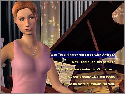 W pierwszej kolejności będziesz oczywiście musiał porozmawiać z Jill Wilde, która stanie się nową podejrzaną w sprawie - Shock Rock (9) | Śledztwo 3 | CSI Kryminalne Zagadki Las Vegas - CSI: Kryminalne Zagadki Las Vegas: Niezbite dowody - poradnik do gry