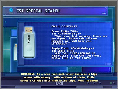 Brassa będziesz musiał poprosić o wydanie nowego nakazu - The Peacemaker (9) | Śledztwo 5 | CSI Kryminalne Zagadki Las Vegas - CSI: Kryminalne Zagadki Las Vegas: Niezbite dowody - poradnik do gry